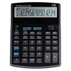 HP OfficeCalc 200 calculadora Escritorio Calculadora financiera Negro