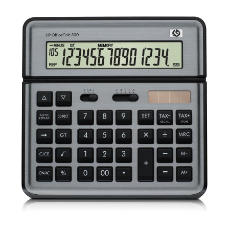 HP OfficeCalc 300 calculadora Escritorio Calculadora básica Negro