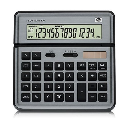 HP OfficeCalc 300 calculadora Escritorio Calculadora básica Negro