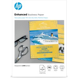 Papel láser brillante profesional HP de 150 g m²- 150 hojas A4 210 x 297 mm