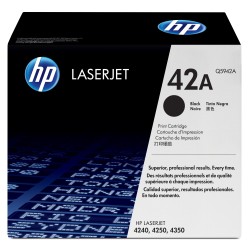 Cartucho de tóner original LaserJet HP 42A negro