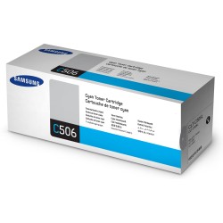 Cartucho de tóner Samsung CLT-C506L de alta capacidad cian