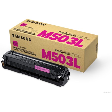 Cartucho de tóner magenta de alto rendimiento Samsung CLT-M503L