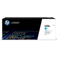 Cartucho de tóner Original HP LaserJet 658A cian