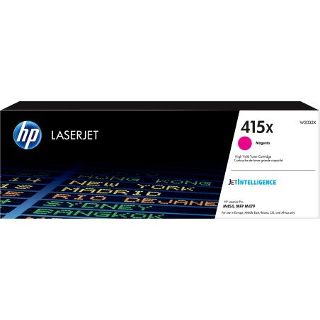 Cartucho de tóner Original HP LaserJet HP 415X magenta de alta capacidad