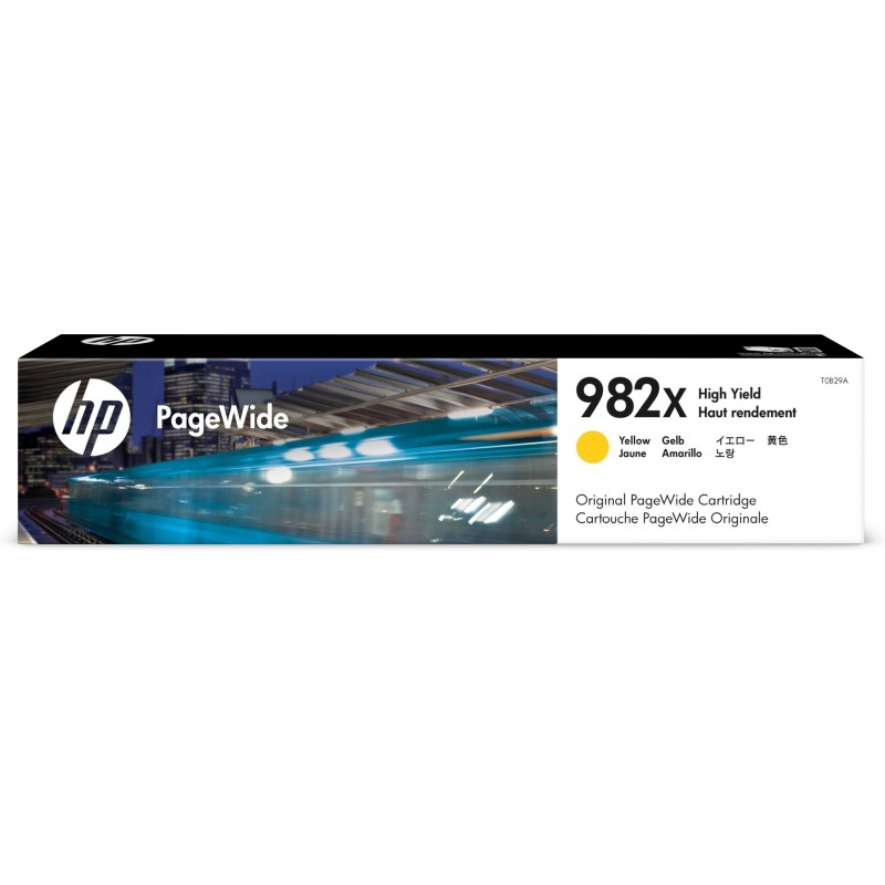 Cartucho PageWide 982X Original HP de alta capacidad amarillo