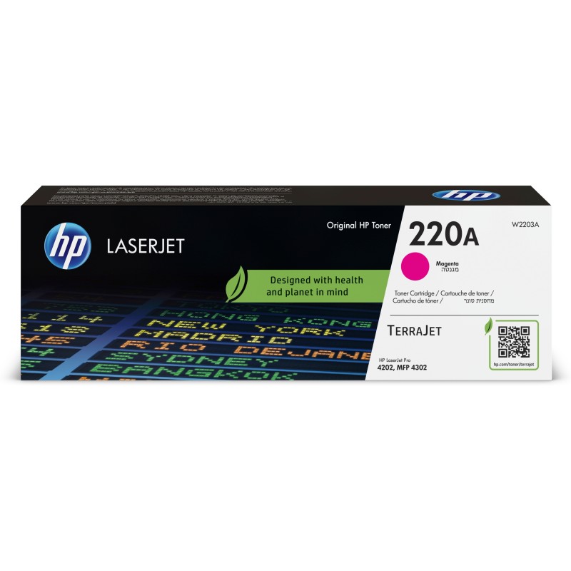 Cartucho de tóner Original HP LaserJet 220A magenta