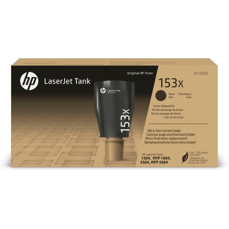 Kit de recarga de tóner Original HP 153X LaserJet Tank negro