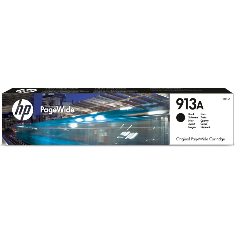 Cartucho negro original PageWide HP 913A