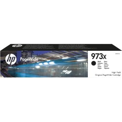 Cartucho negro original PageWide HP 973X de alto rendimiento