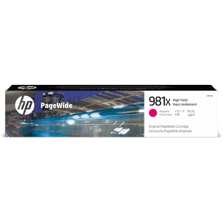 Cartucho magenta original PageWide HP 981X magenta de alto rendimiento