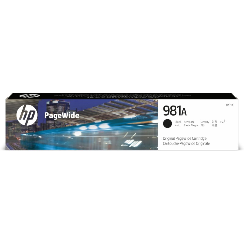 Cartucho original HP PageWide 981A negro