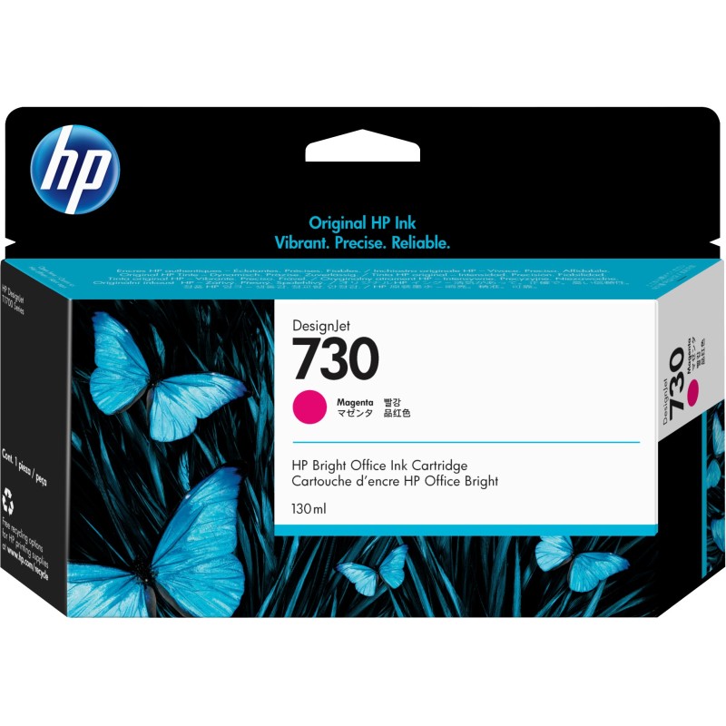 Cartucho de tinta HP DesignJet 730 magenta de 130 ml