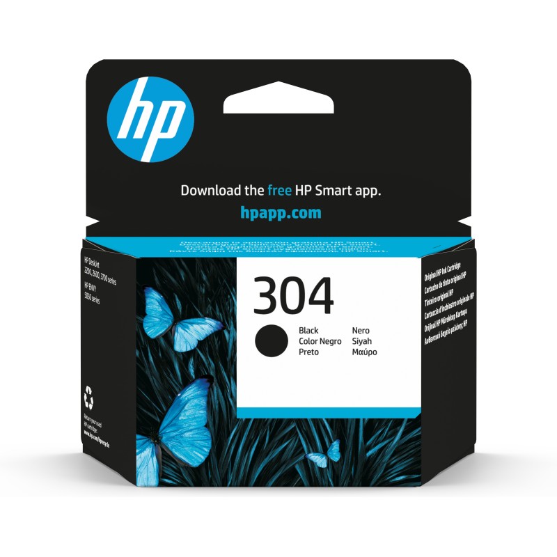 Cartucho de tinta Original HP 304 negro