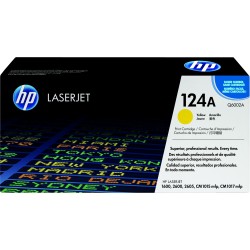 Cartucho de tóner original LaserJet HP 124A amarillo