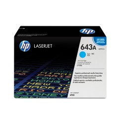 Cartucho de tóner original LaserJet HP 643A cian