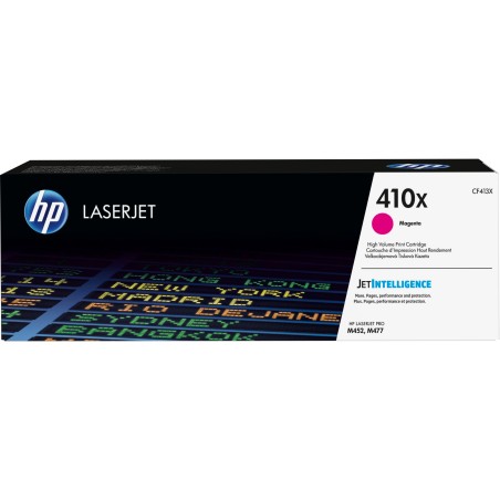 Cartucho de tóner original HP LaserJet 410X magenta de alta capacidad