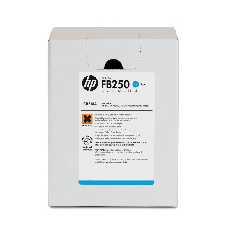 Tinta Scitex HP FB250 cyan de 3 litros