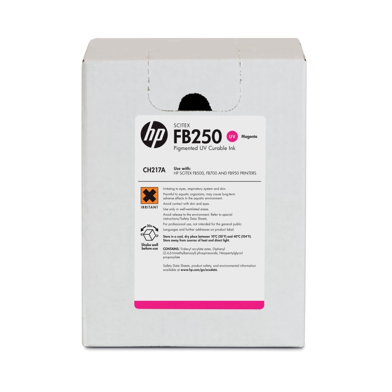 Tinta Scitex HP FB250 magenta de 3 litros