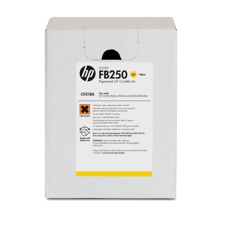 Tinta Scitex HP FB250 amarilla de 3 litros