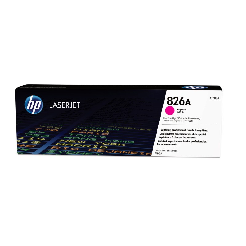 Cartucho de tóner original LaserJet HP 826A magenta