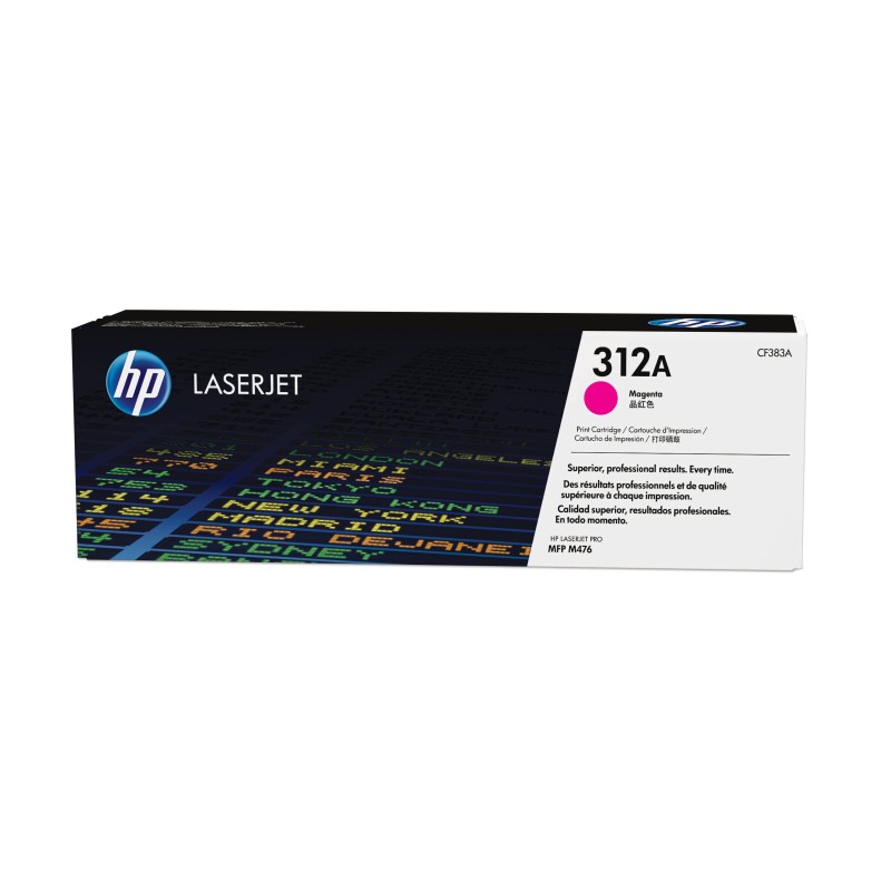 Cartucho de tóner original LaserJet HP 312A magenta