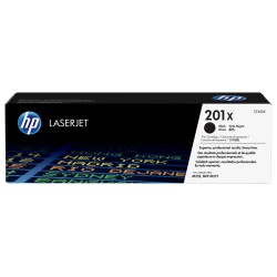 Cartucho de tóner original LaserJet HP 201X negro de alta capacidad