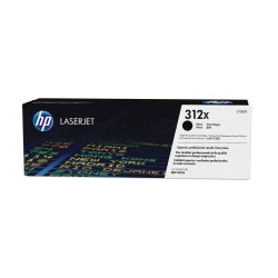 Cartucho de tóner original LaserJet HP 312X de alta capacidad negro