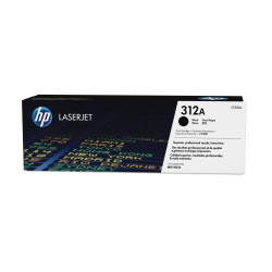 Cartucho de tóner original LaserJet HP 312A negro