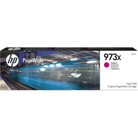 Cartucho magenta original PageWide HP 973X de alto rendimiento