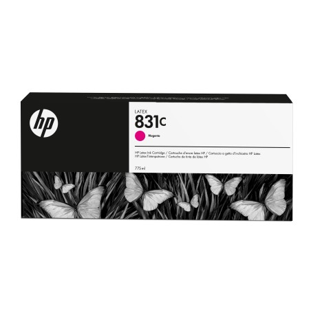 Cartucho de tinta magenta HP 831C Latex de 775 ml