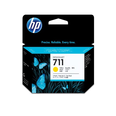 Pack de ahorro de 3 cartuchos HP 711 amarillo de 29 ml