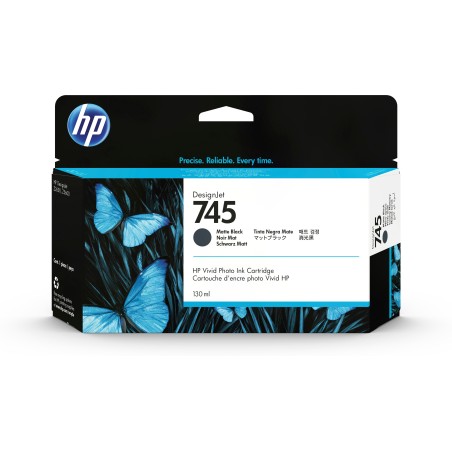 Cartucho de tinta DesignJet HP 745 negro mate de 130 ml