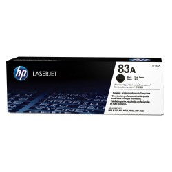 Cartucho de tóner original LaserJet HP 83A negro