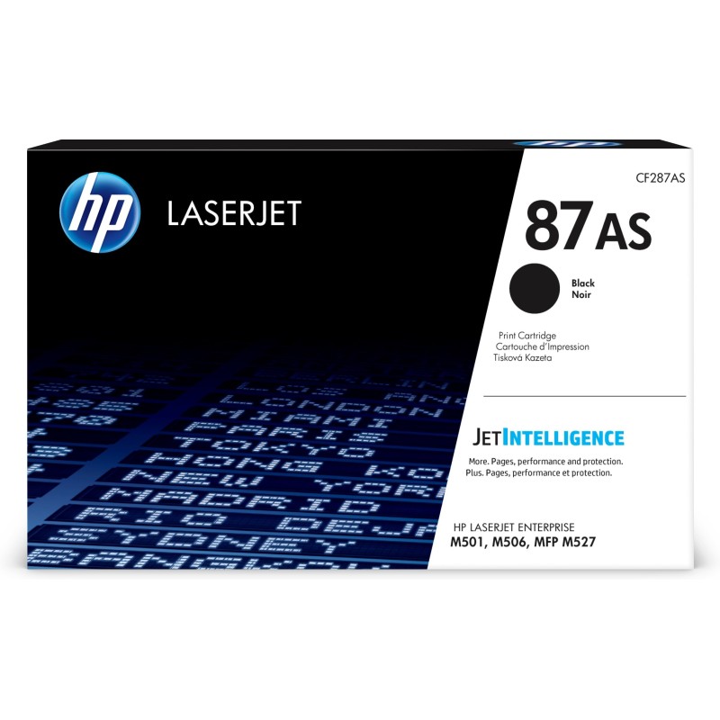 Cartucho de tóner Original HP LaserJet 87AS negro