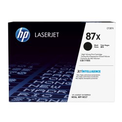 Cartucho de tóner original HP LaserJet 87X de alta capacidad negro