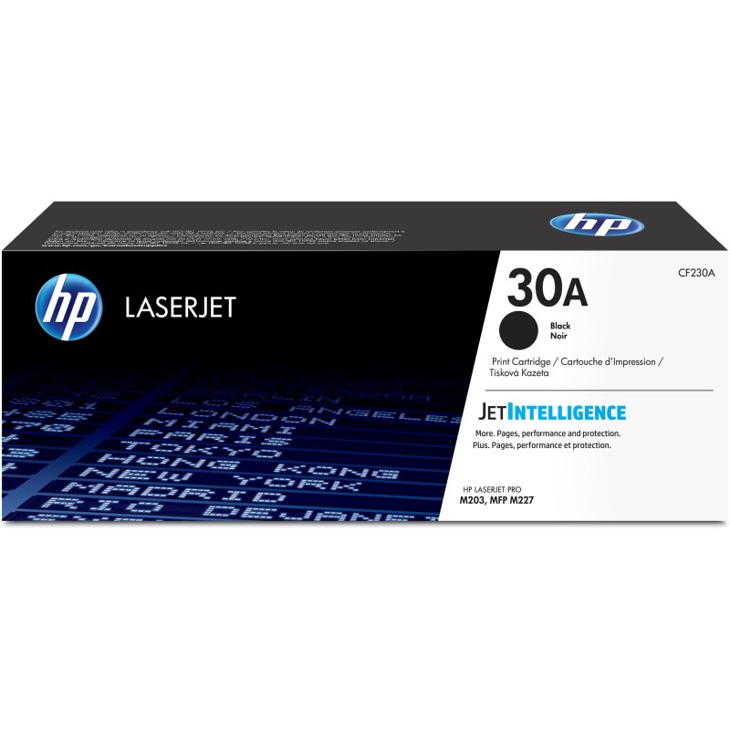 Cartucho de tóner original HP LaserJet 30A negro