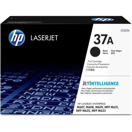 Cartucho de tóner original HP LaserJet 37A negro