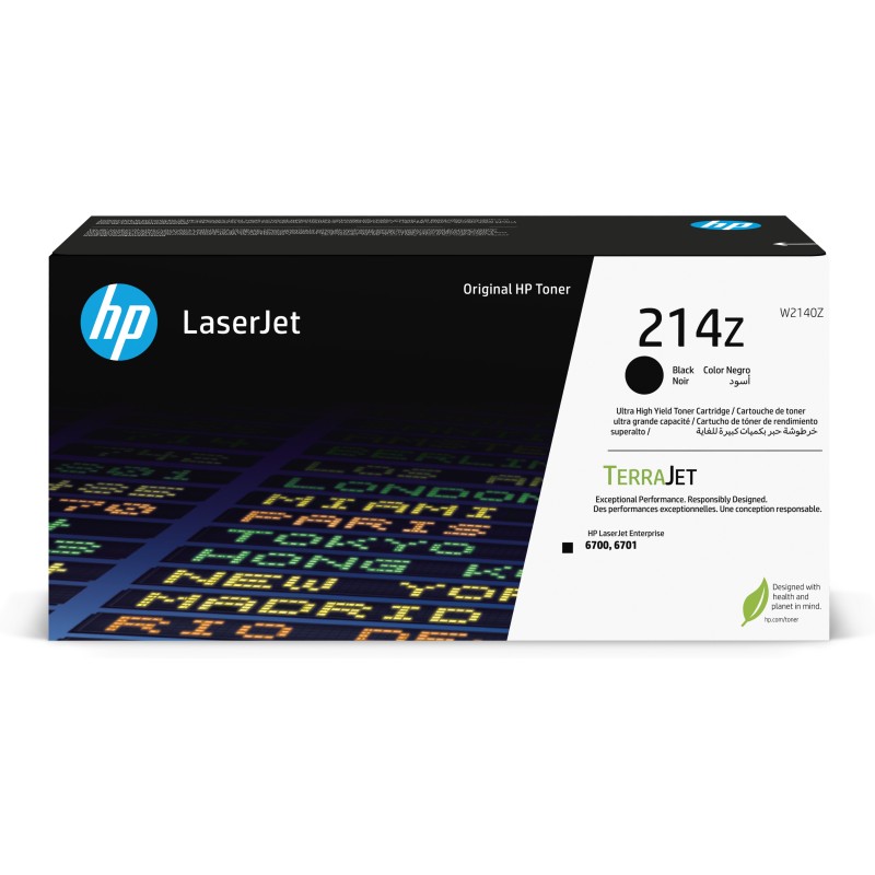 Cartucho de tóner Original HP LaserJet 214Z de ultra alta capacidad negro