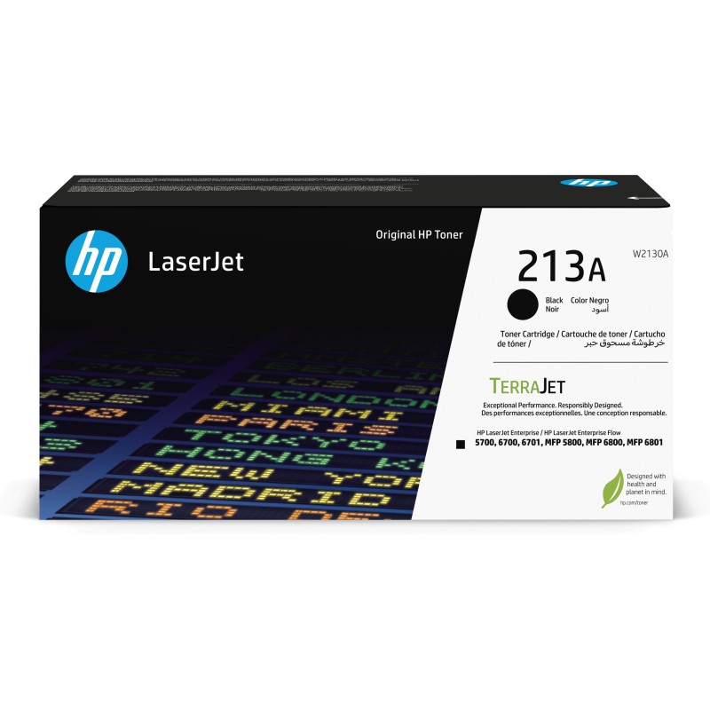 Cartucho de tóner Original HP LaserJet 213A negro