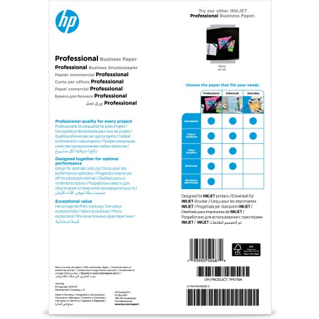 Papel profesional HP para impresoras de inyección de tinta y PageWide  A4 mate 180 g