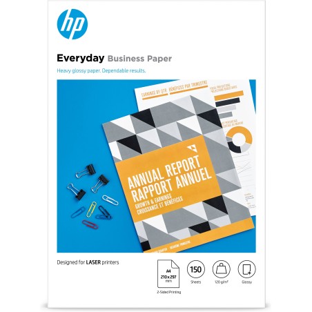 Papel profesional HP Everyday para impresora láser  A4 brillante 120 g