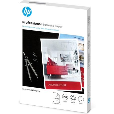 Papel profesional HP para impresora láser  A4 brillante 200 g