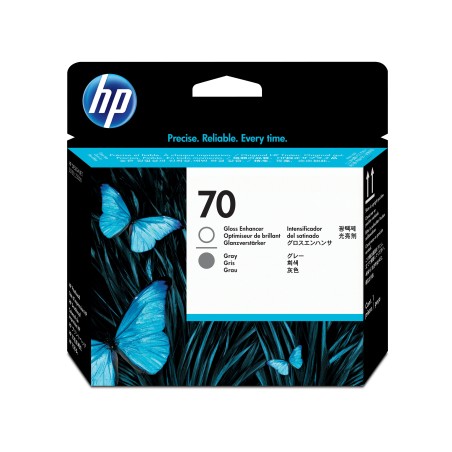 Cabezal de impresión de mejora de brillo DesignJet HP 70 gris