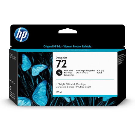 Cartucho de tinta HP 72 negro fotográfico de 130 ml