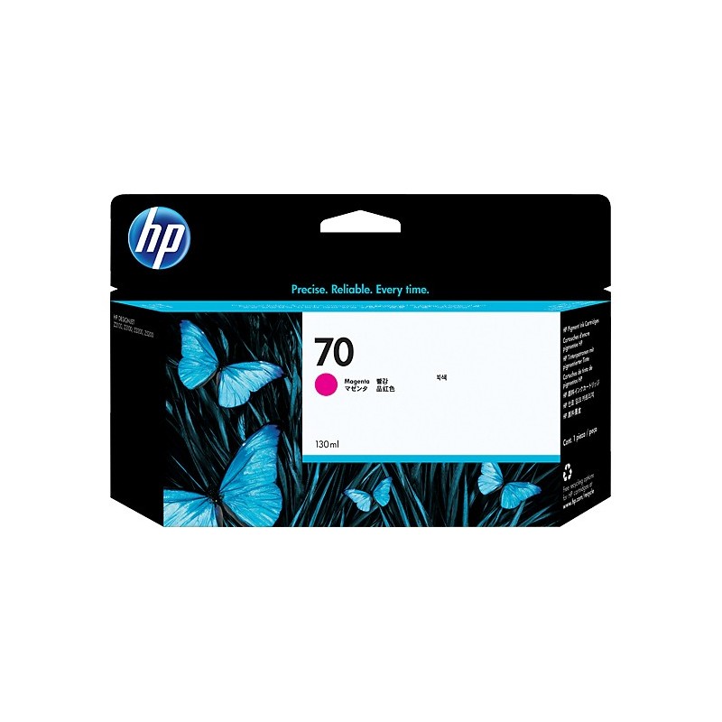 Cartucho de tinta DesignJet HP 70 magenta de 130 ml