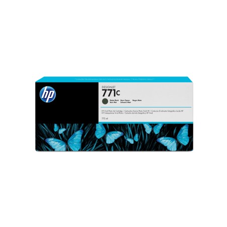 Cartucho de tinta DesignJet HP 771C negro mate de 775 ml