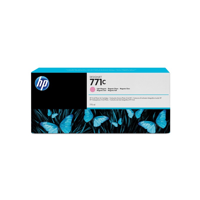 Cartucho de tinta DesignJet HP 771C magenta claro de 775 ml