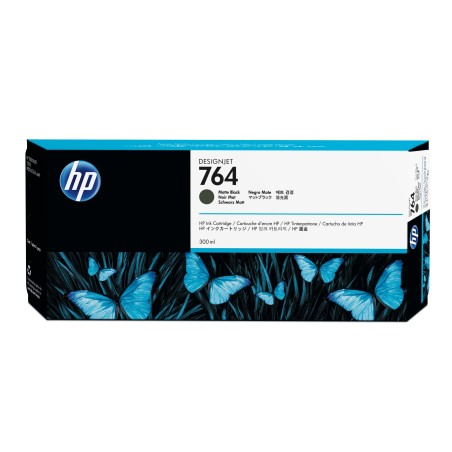 Cartucho de tinta negro mate HP 764 de 300 ml