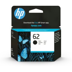 Cartucho de tinta original HP 62 negro